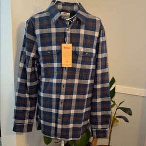 Fjallraven Men's Flannel ‘Skog’ Shirt NWT! Retail $120
